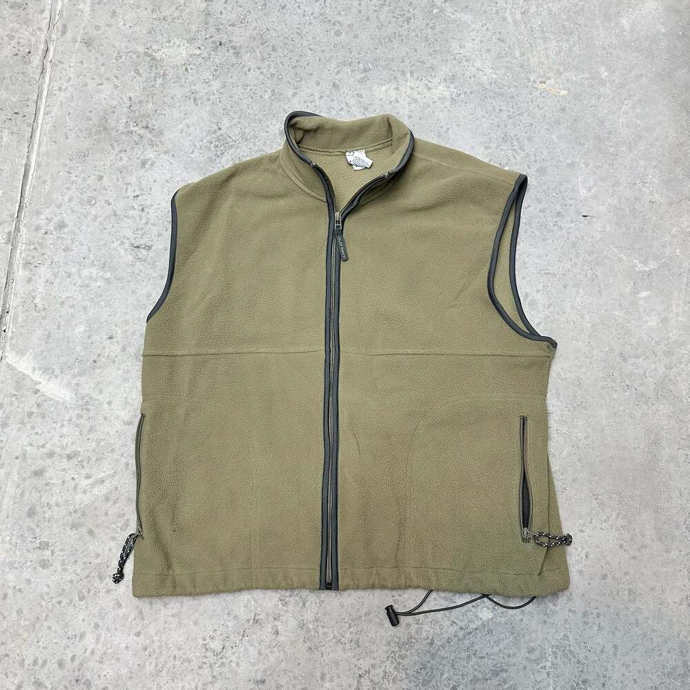 Vintage 1999 Old Navy Fleece Full Zip Vest - XL